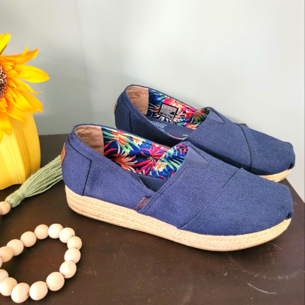 Bobs by sketchers memory foam slip ons
